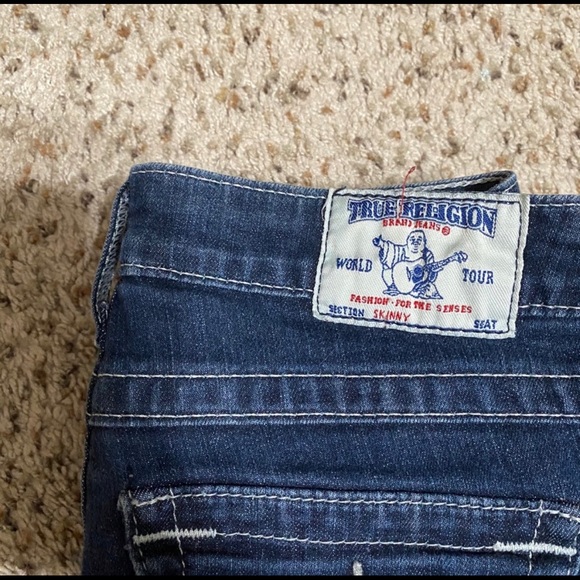Size 25x30(or31) True Religion Stella Big T Skinnies - Picture 3 of 5